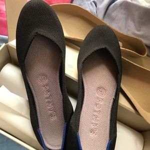 Rothy’s The Flat Size 8 Black Solid